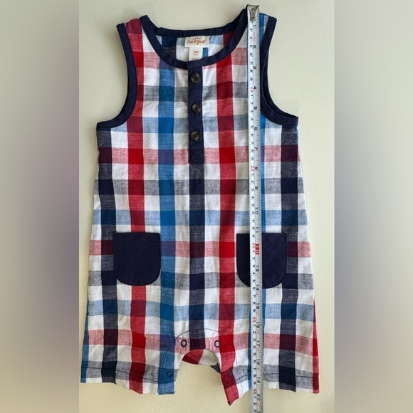 NWOT Cat & Jack Baby Romper 100% Cotton Size 12 months - Picture 6 of 6
